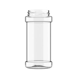 175ml Clear PET Spice Jar, 38/400 Neck